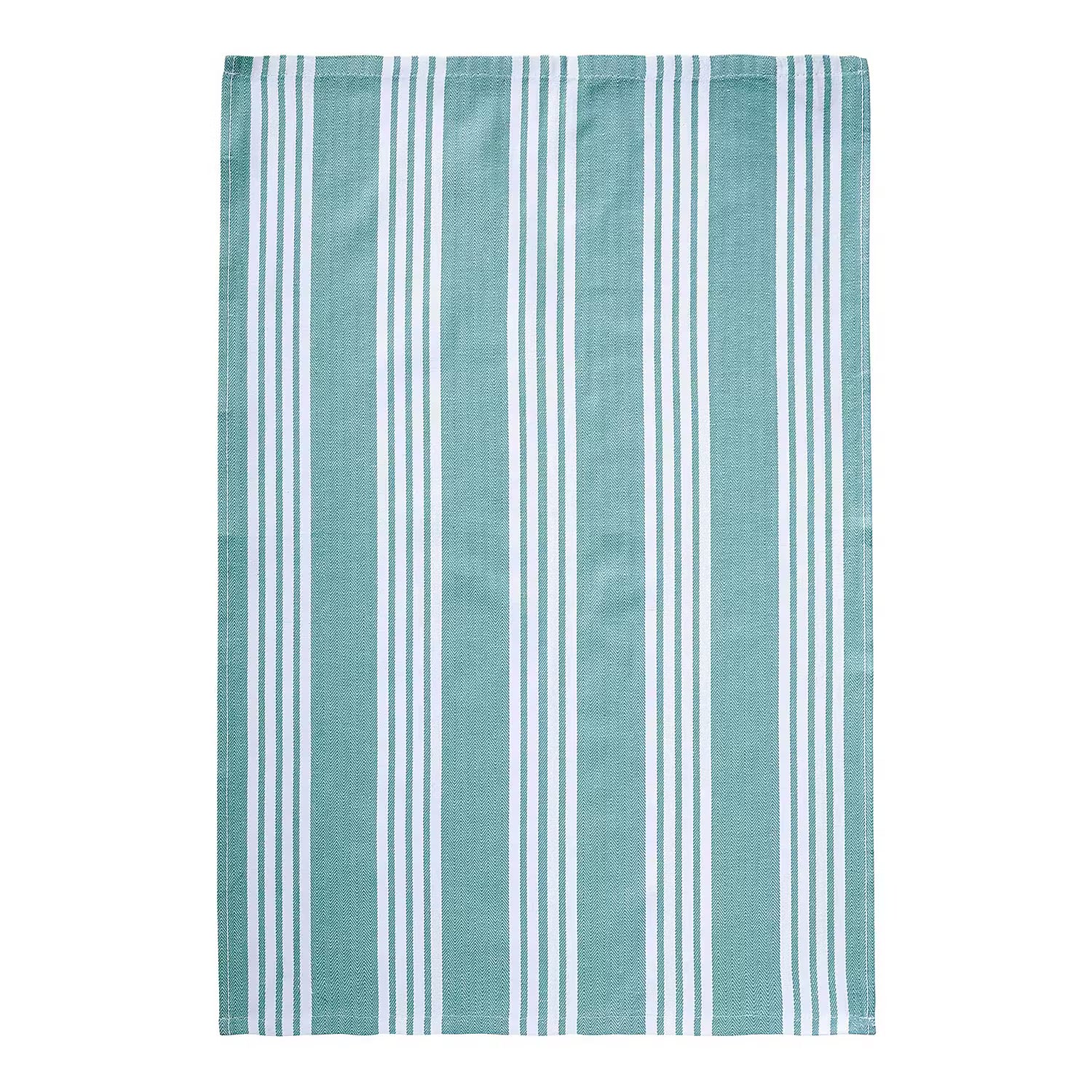 LOFT Küchentuch 3er-Set - Baumwolle - 70 x 50 cm - Grün / Weiß
