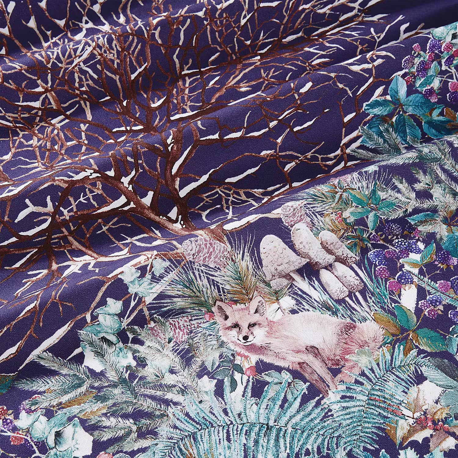 Tischdecke FOREST - Baumwolle - Mehrfarbig - 160 x 300 cm