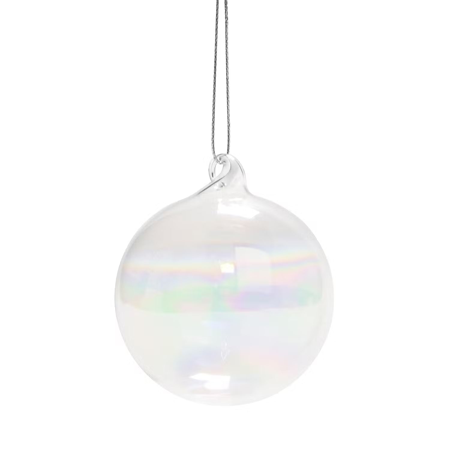 HANG ON Weihnachtskugel 4er-Set - Glas - Transparent