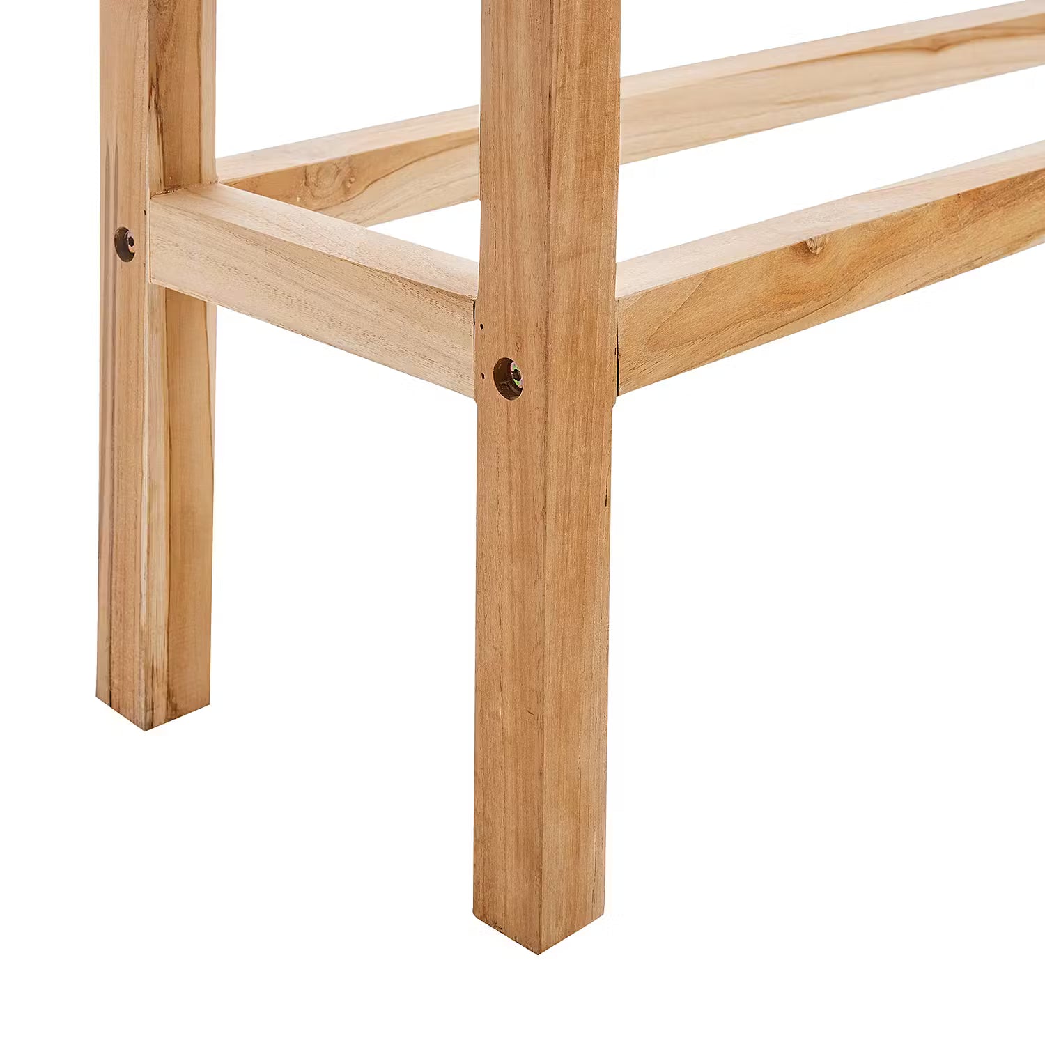 WIENER MELANGE Konsolentisch - Teakholz / Rattan - Natur