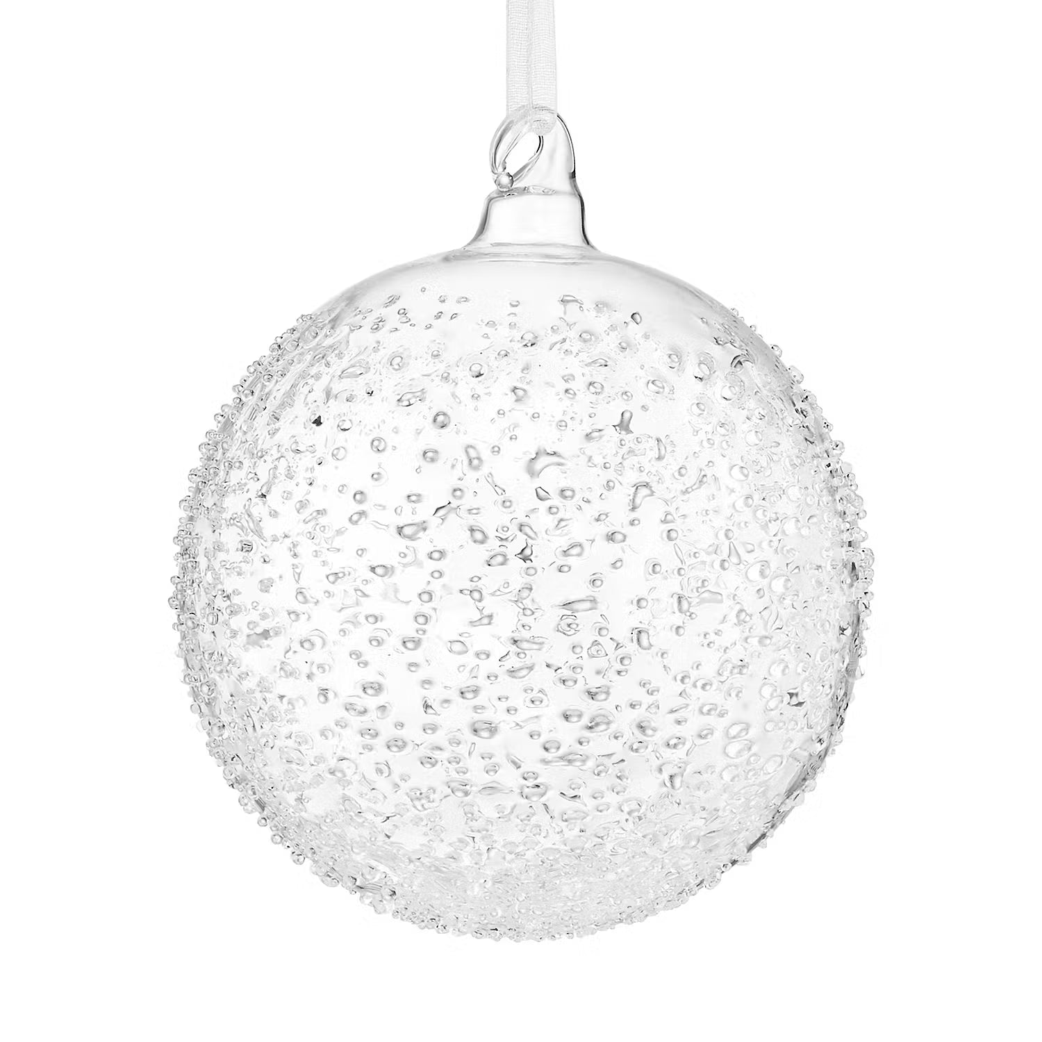 HANG ON Weihnachtskugel 6er-Set - Glas - Transparent