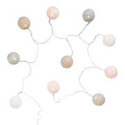LES BELLES Lichterkette - PVC / Baumwolle - Rosa
