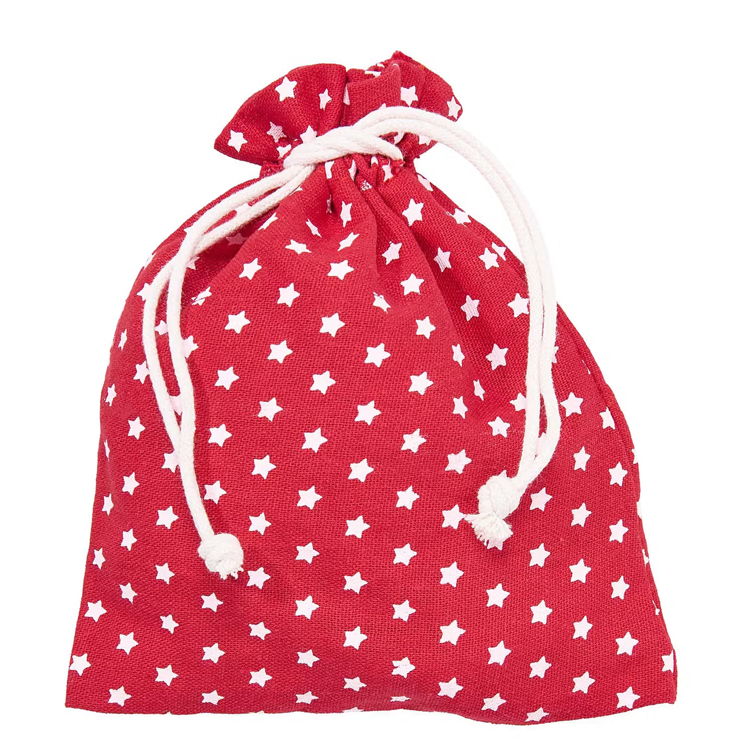 PACK-A-BAG Deko-Säckchen 6er-Set - Baumwolle - Rot - 14 x 18 cm