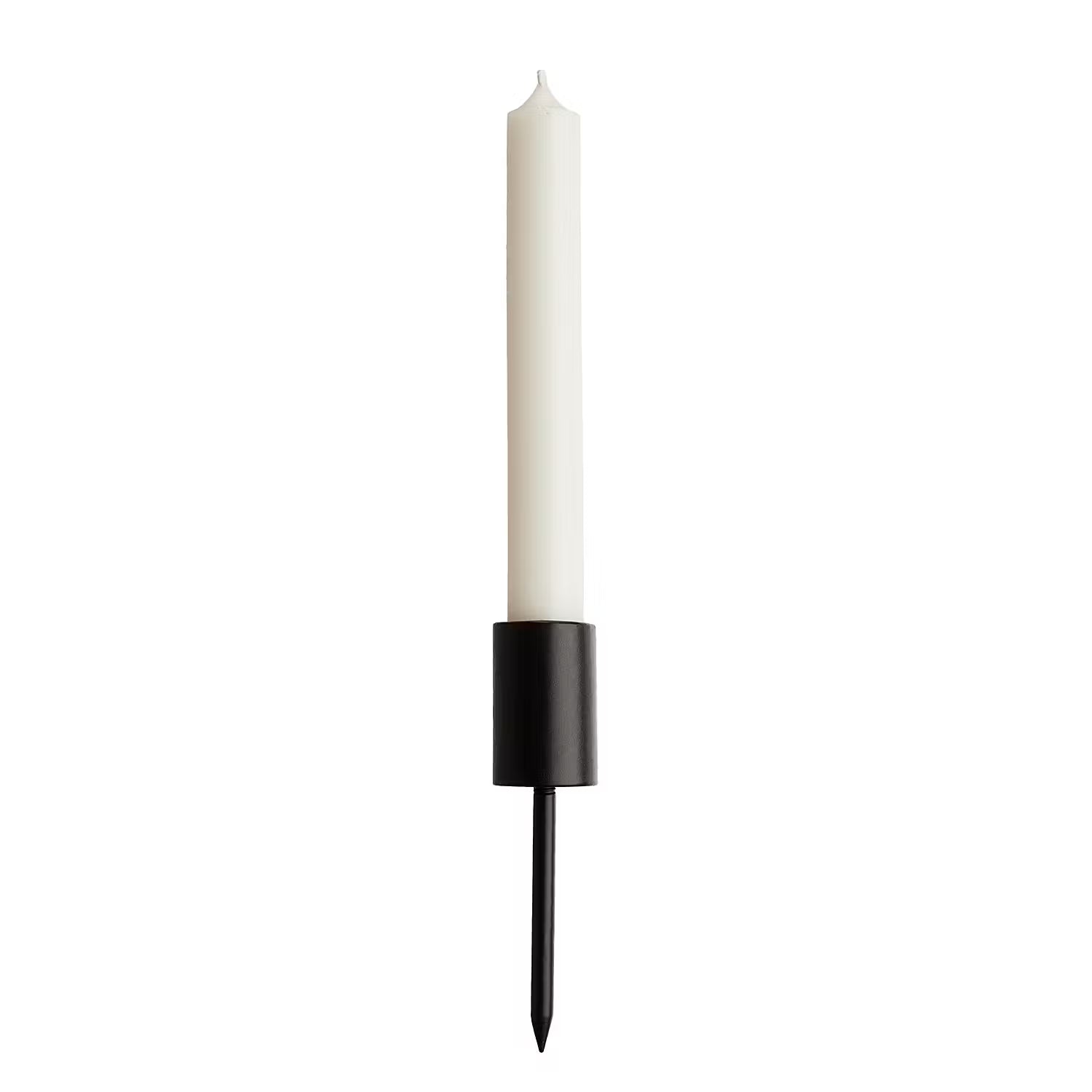 ADVENT Kerzenpick 4er-Set - Aluminium - Schwarz - 2.2 x 12 cm