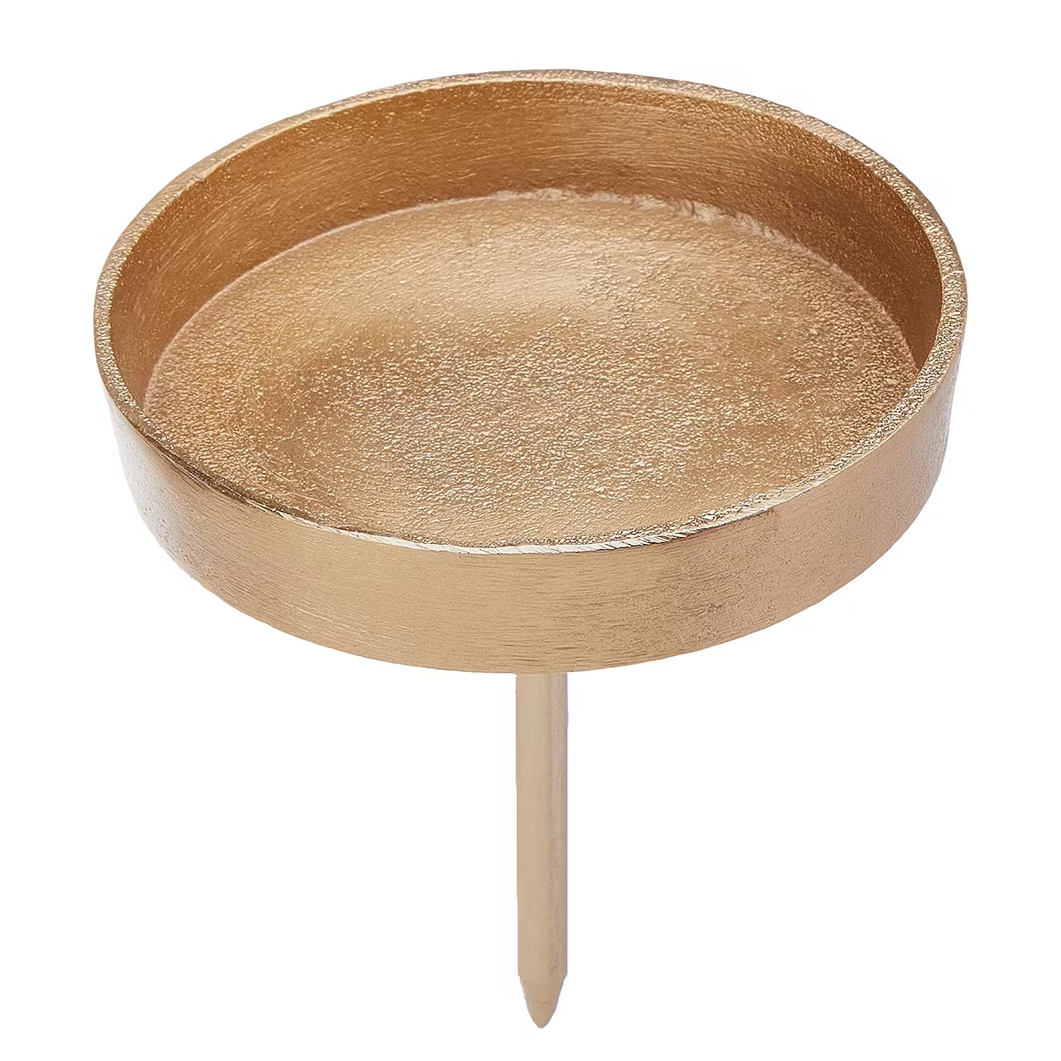 ADVENT Kerzenpick 4er-Set - Aluminium - Gold - 8 x 6 cm