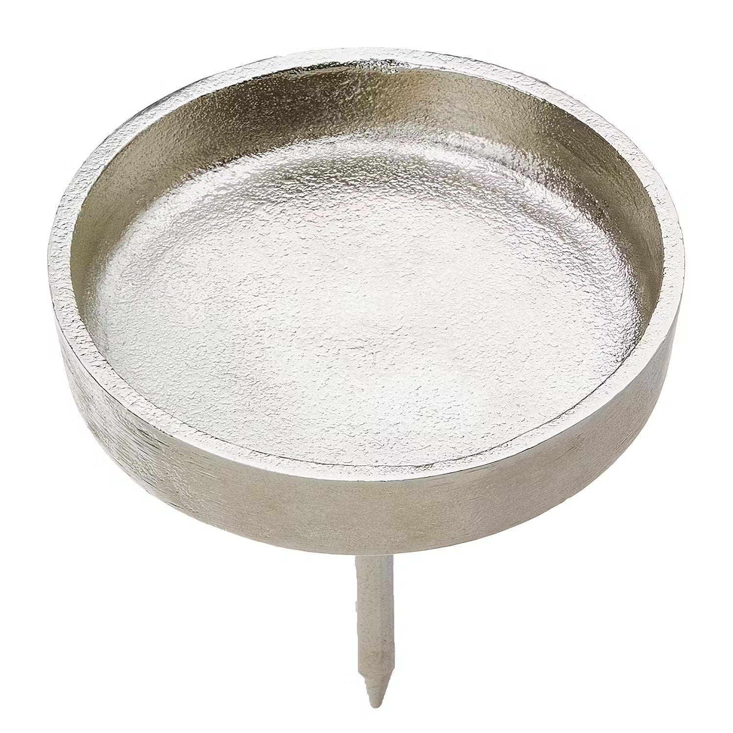 ADVENT Kerzenpick 4er-Set - Aluminium - Silber - 8 x 6 cm