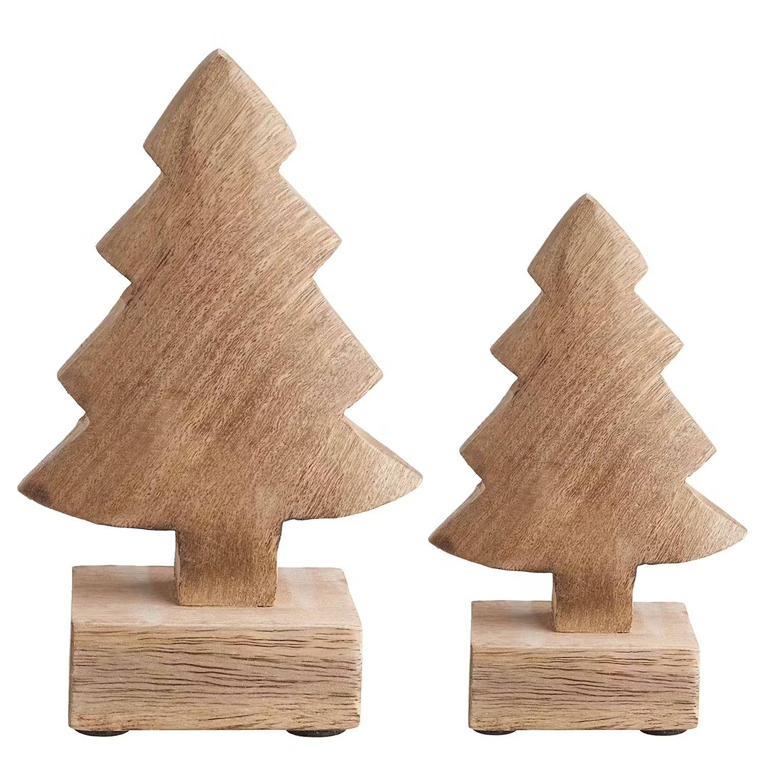 FOREST Deko-Tanne 2er-Set - Mangoholz