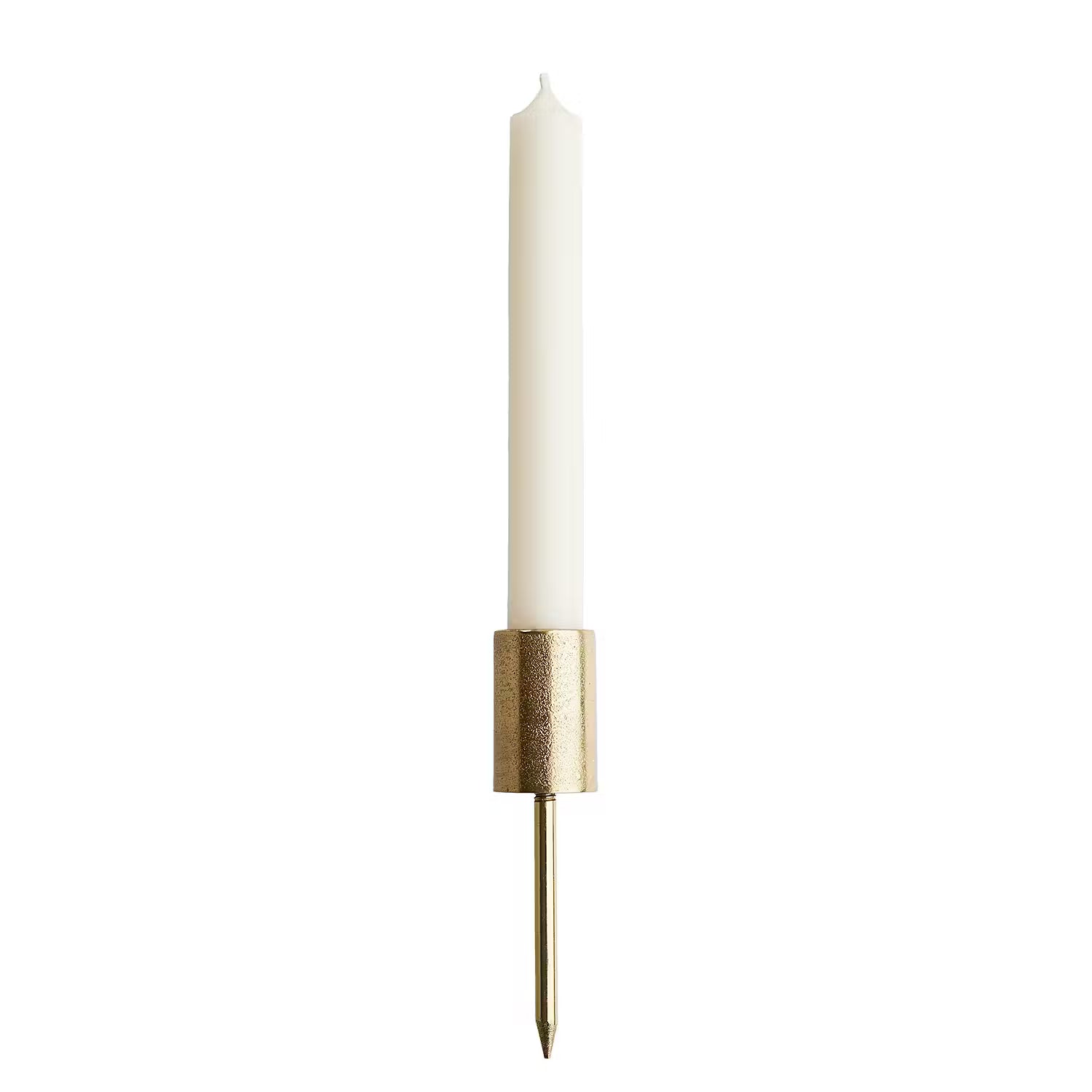 ADVENT Kerzenpick 4er-Set - Aluminium - Gold - 2.2 x 12 cm