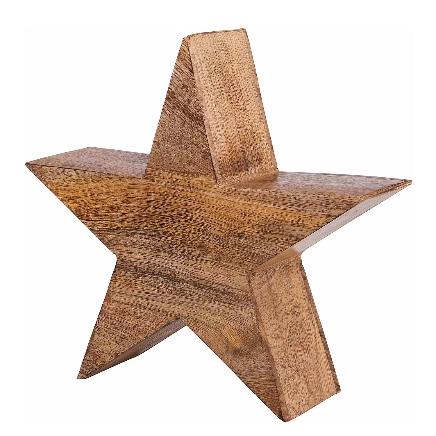 FOREST Deko-Stern 2er-Set - Mangoholz