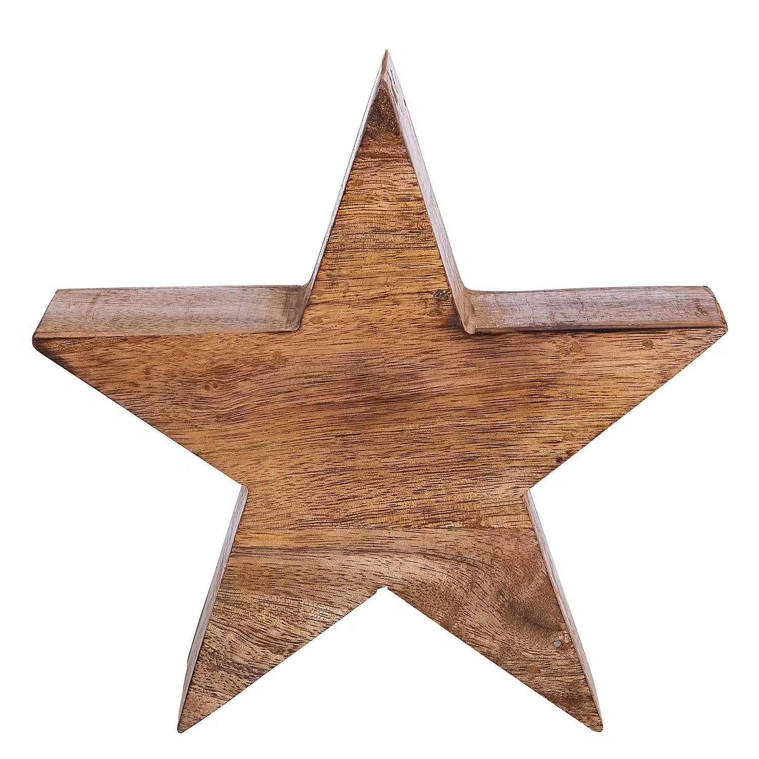 FOREST Deko-Stern 2er-Set - Mangoholz