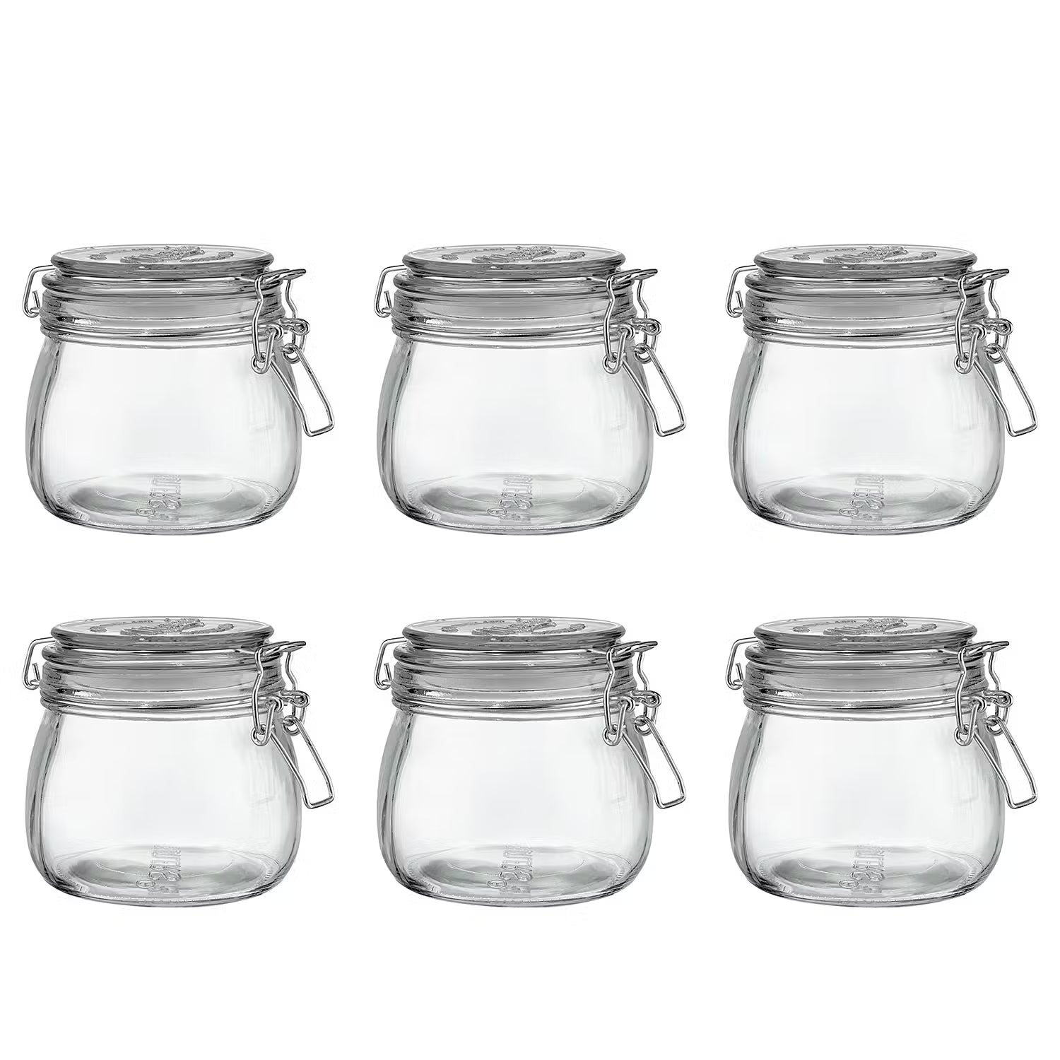 MASON'S Aufbewahrungsglas - Klarglas / Edelstahl - Transparent