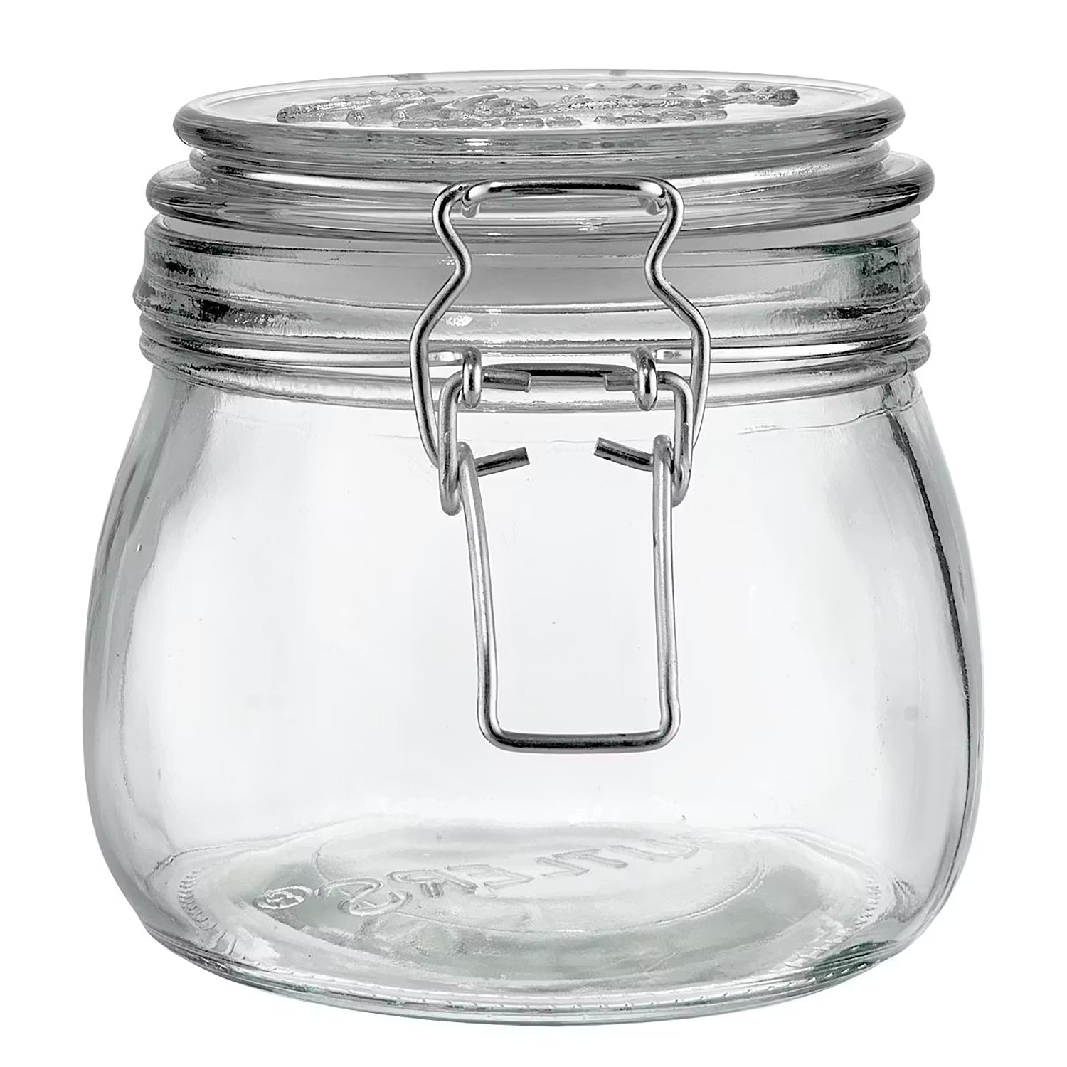 MASON'S Aufbewahrungsglas - Klarglas / Edelstahl - Transparent