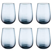 CALICO Trinkglas 6er-Set - Klarglas - Blau