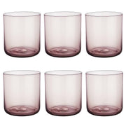VENICE Trinkglas 6er-Set - Klarglas - Violett