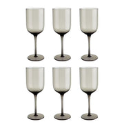 VENICE Weinglas 6er-Set - Klarglas - Grau