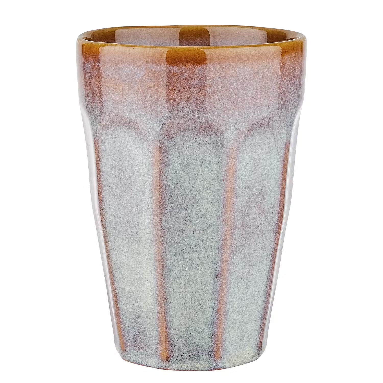 BERGAMO Latte Macchiato Tasse 6er-Set - Steinzeug - Beige
