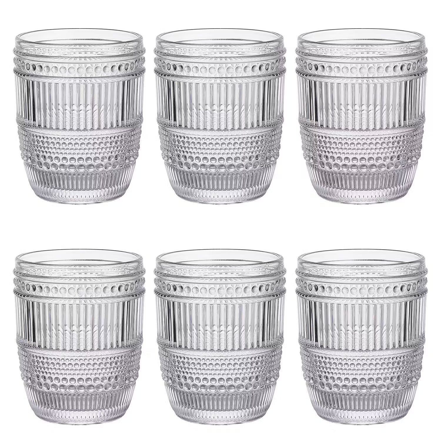 FIRENZE Trinkglas 6er-Set - Klarglas - Durchscheinend