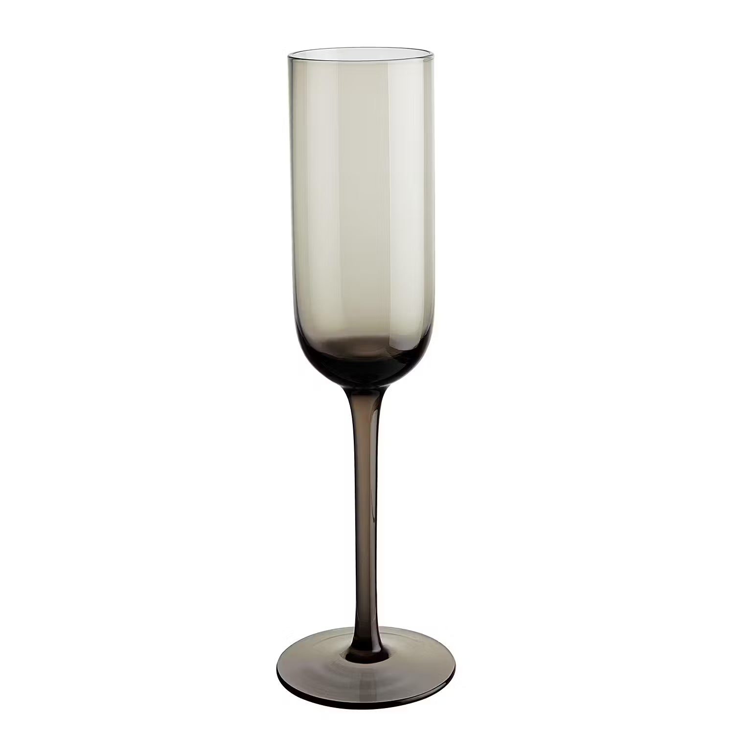 VENICE Sektglas 6er-Set - Klarglas - Grau