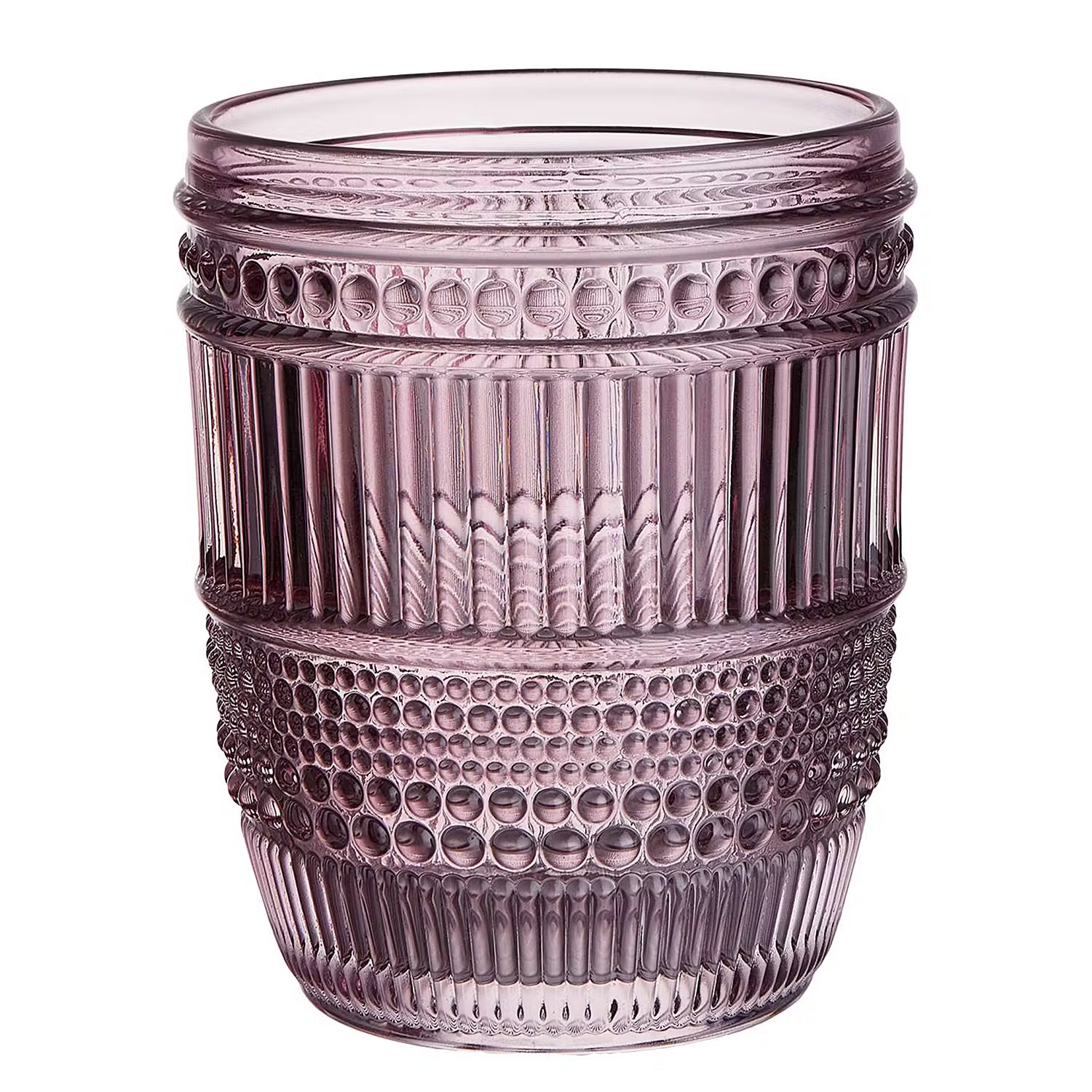 FIRENZE Trinkglas 6er-Set - Klarglas - Violett