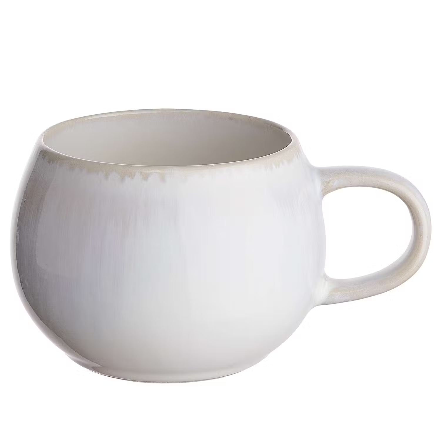 COTTAGE Tasse 4er-Set - Steinzeug - Weiß