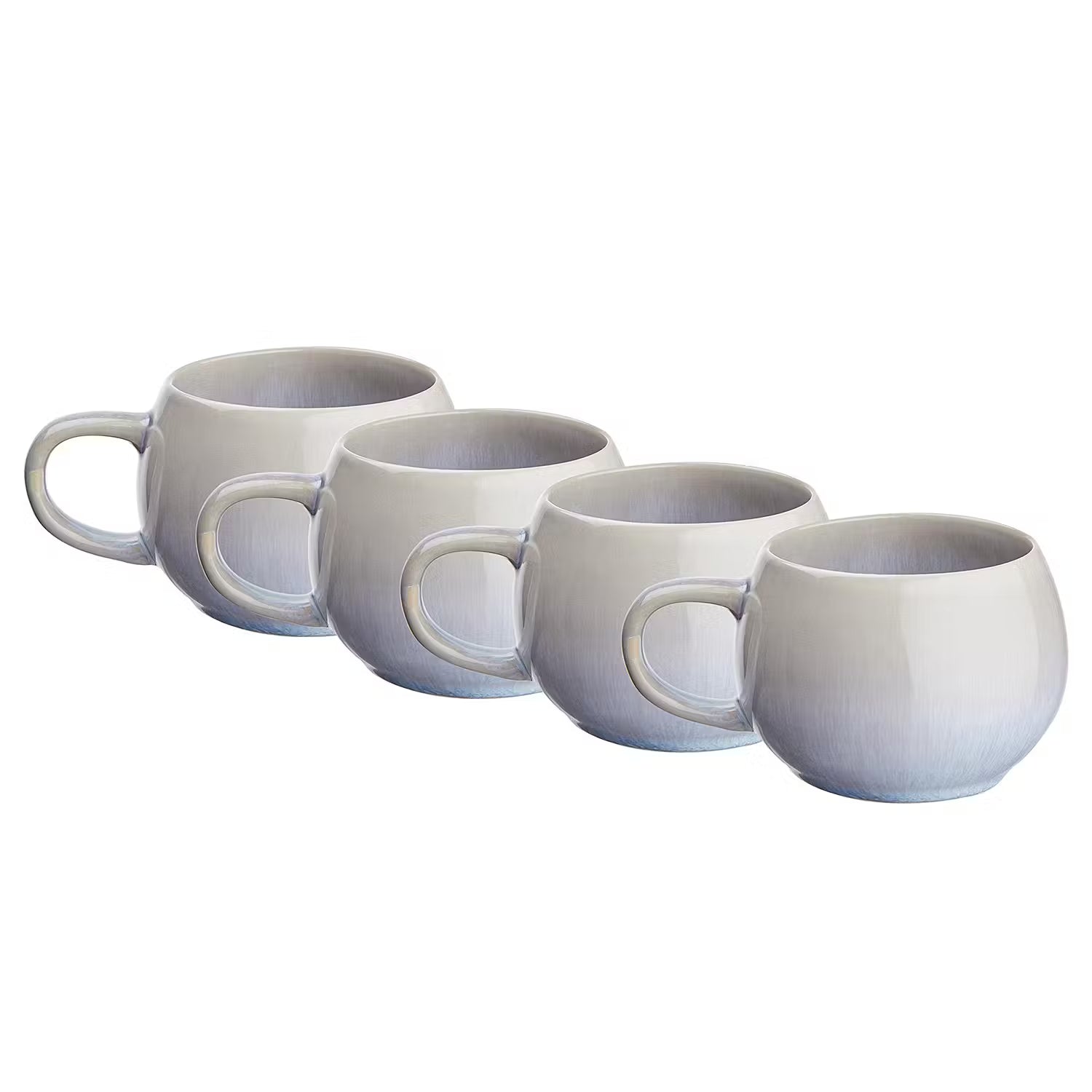 COTTAGE Tasse 4er-Set - Steinzeug - Hellblau