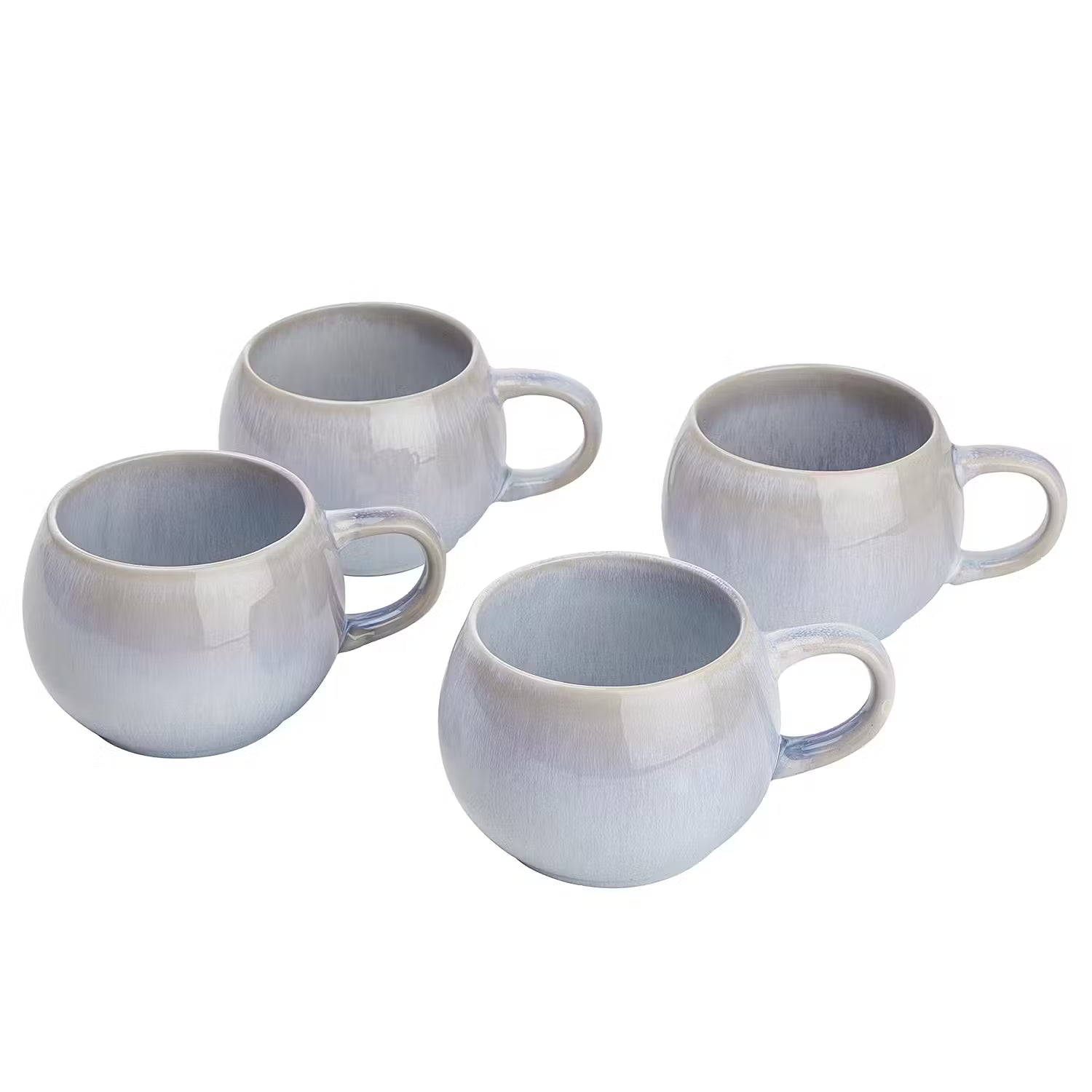 COTTAGE Tasse 4er-Set - Steinzeug - Hellblau