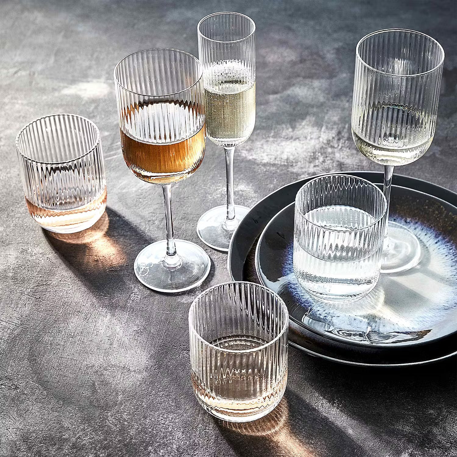 BARON Weinglas 4er-Set - Klarglas - Transparent