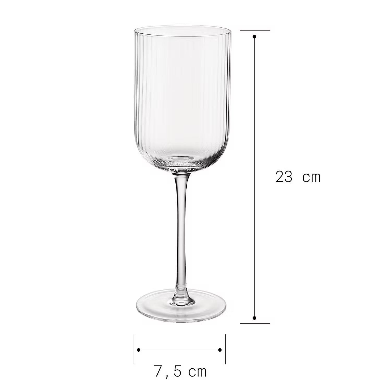 BARON Weinglas 4er-Set - Klarglas - Transparent
