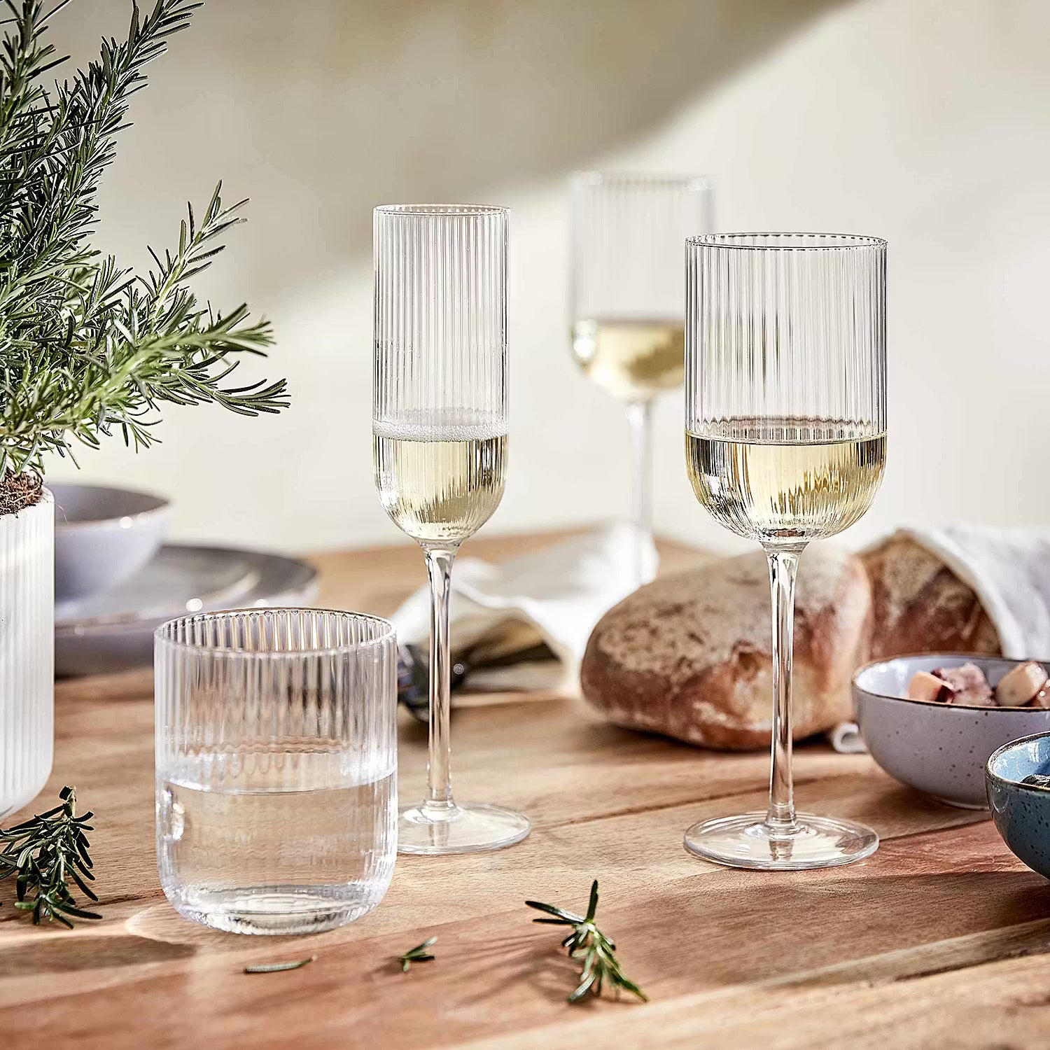 BARON Trinkglas 4er-Set - Klarglas - Transparent