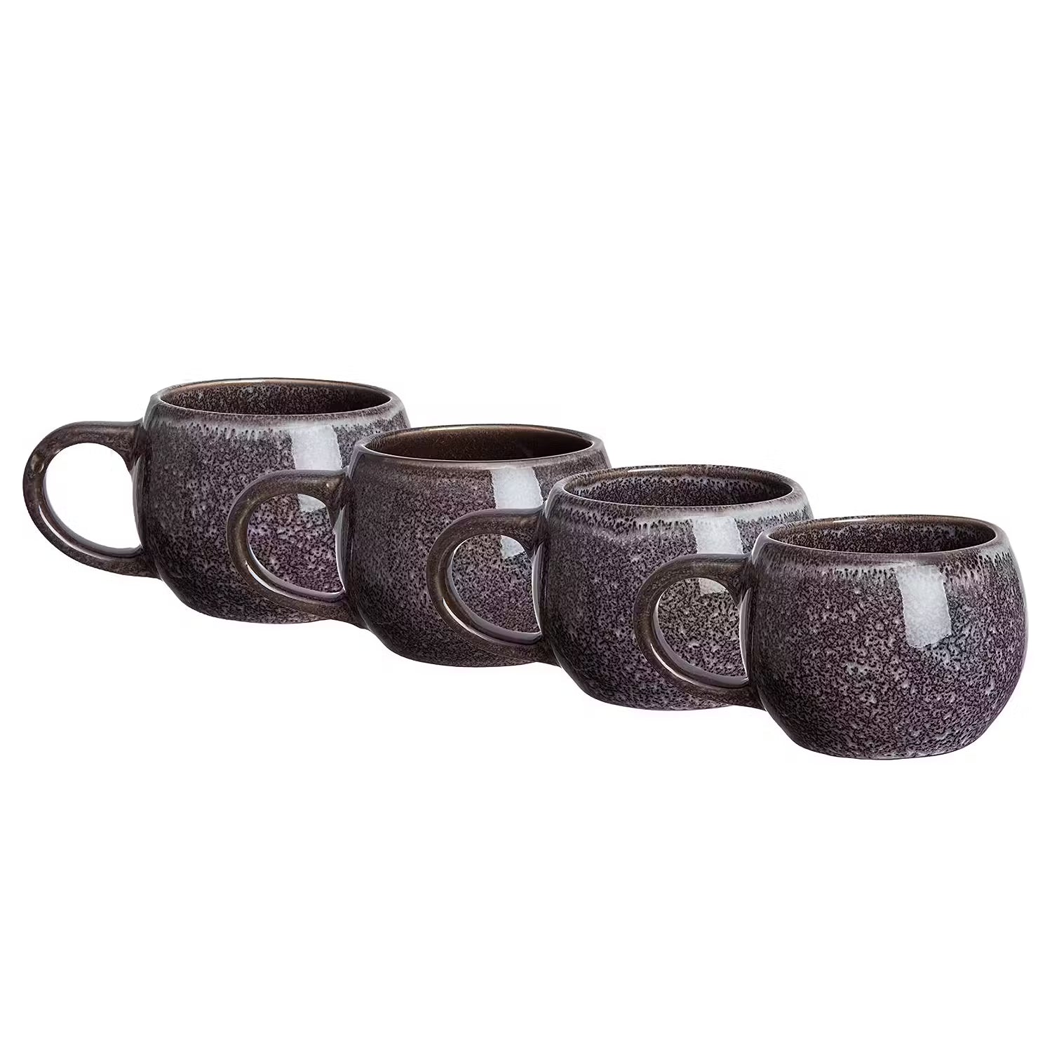 COTTAGE Tasse 4er-Set - Steinzeug - Dunkelblau