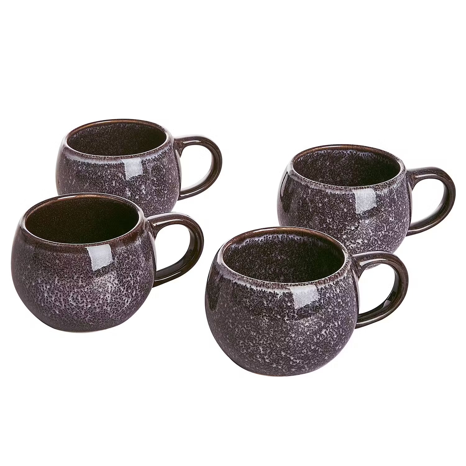 COTTAGE Tasse 4er-Set - Steinzeug - Dunkelblau