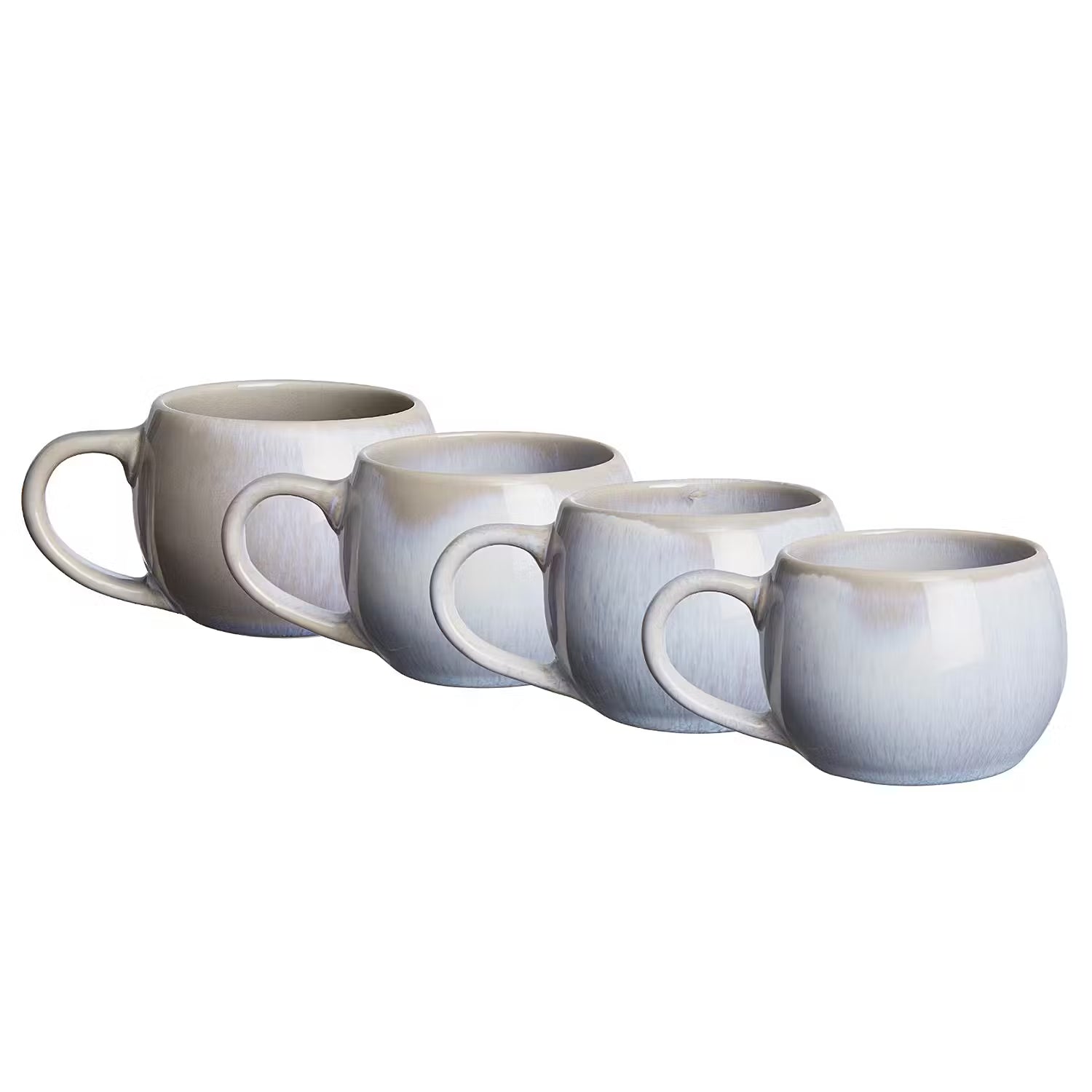 COTTAGE Tasse 4er-Set - Steinzeug - Hellblau