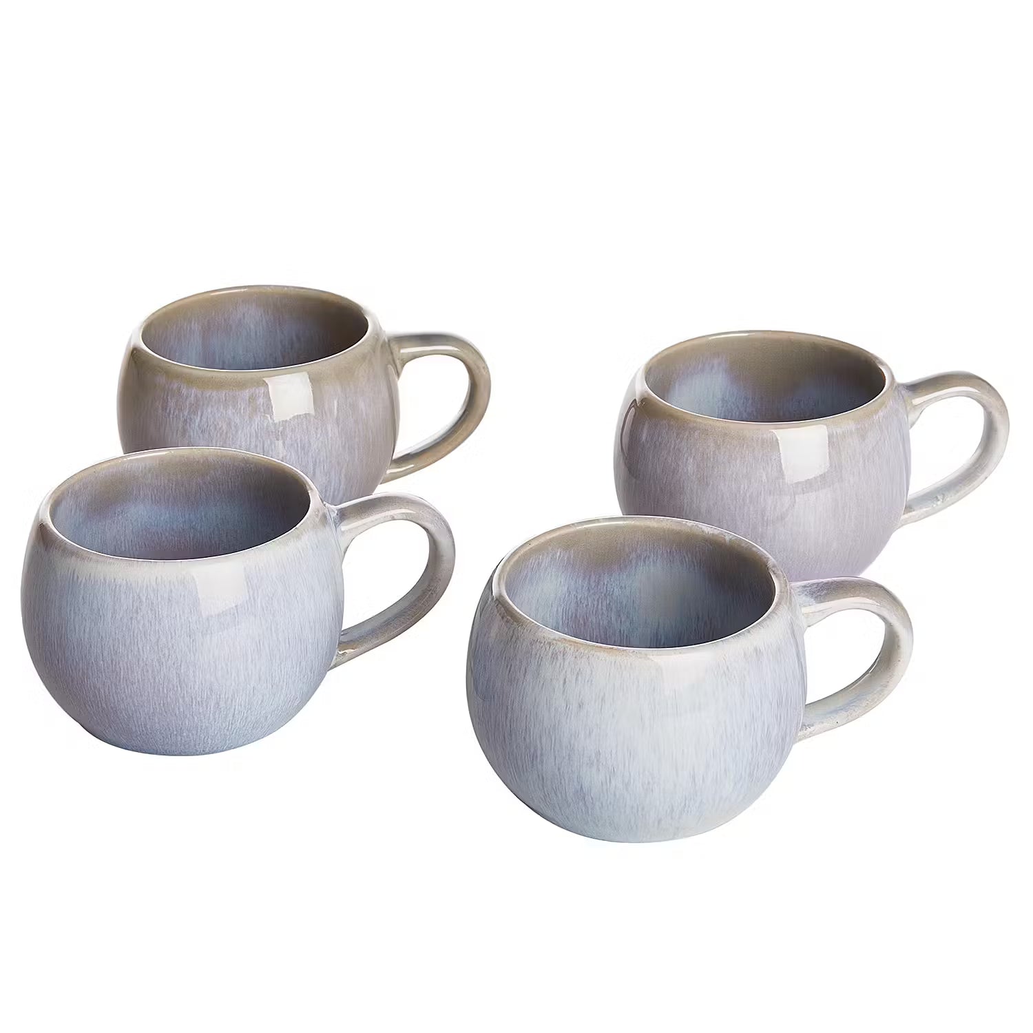 COTTAGE Tasse 4er-Set - Steinzeug - Hellblau