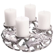 ADVENT Adventskranz - Aluminium - Silber