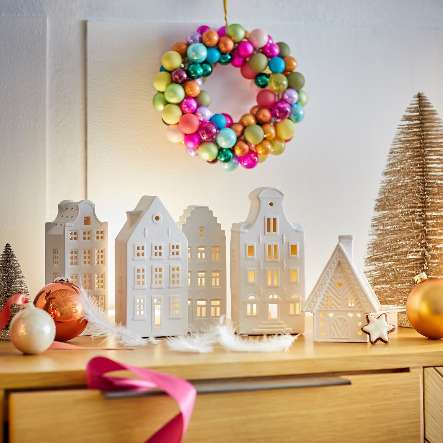 X-MAS Deko-Kranz Kugeln