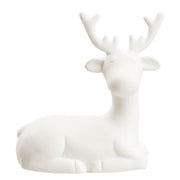 WHITE CHRISTMAS Deko-Hirsch liegend