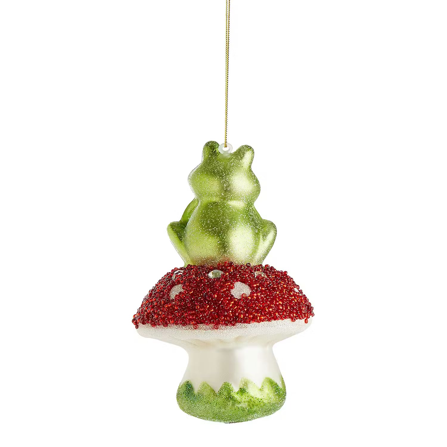 HANG ON Baumanhänger Frosch - Glas - Grün