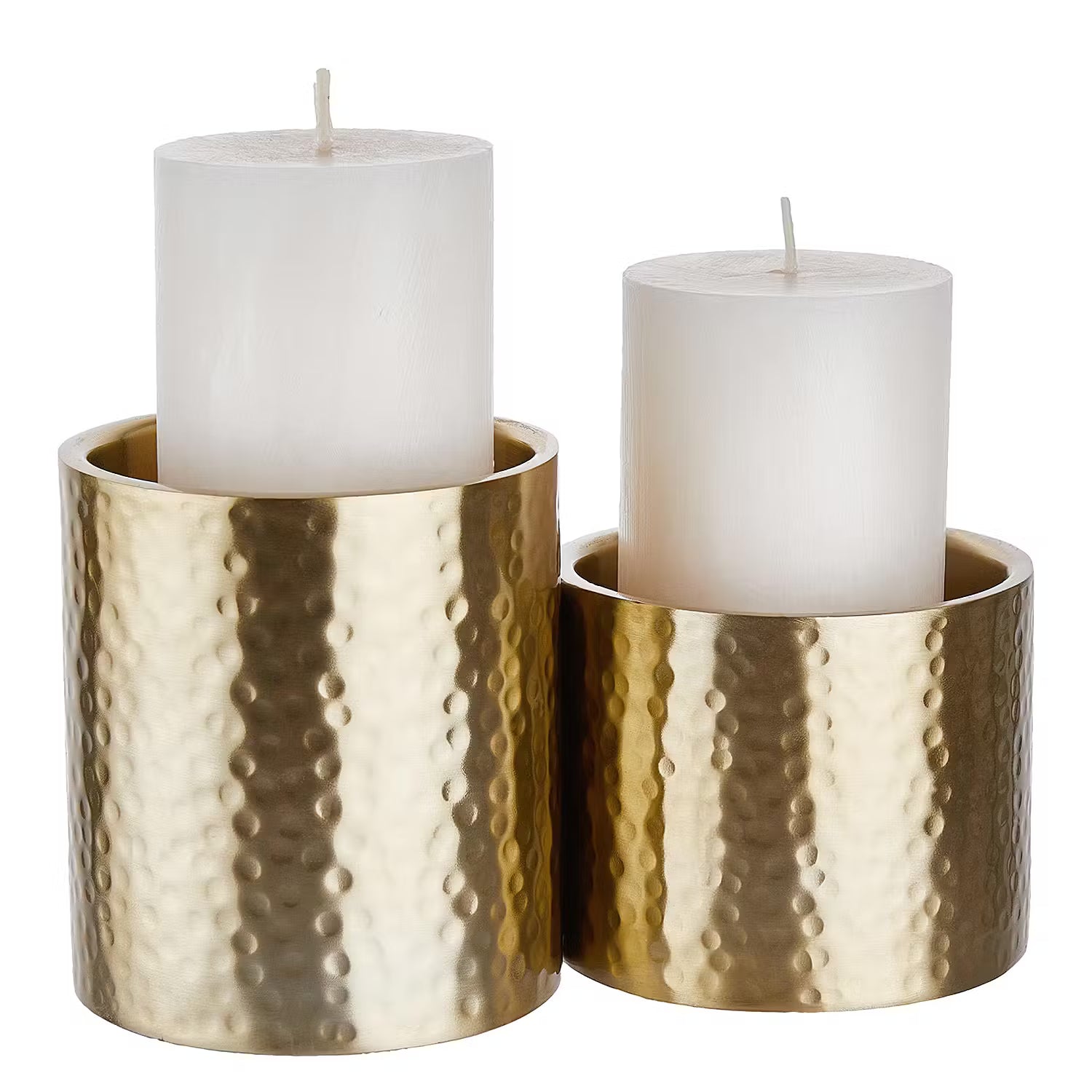 GRAND Kerzenhalter-Set 2-tlg. - Aluminium - Gold