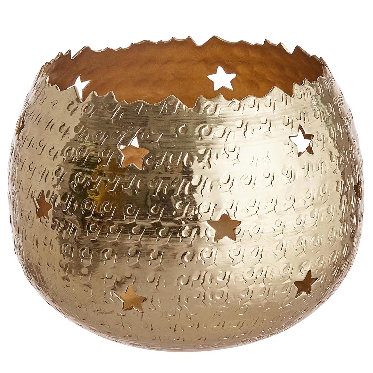 STARRY SKY Teelichthalter-Set 2-tlg. - Aluminium - Gold