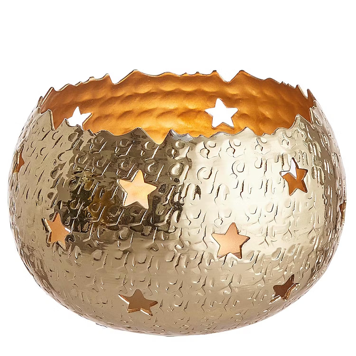 STARRY SKY Teelichthalter-Set 2-tlg. - Aluminium - Gold