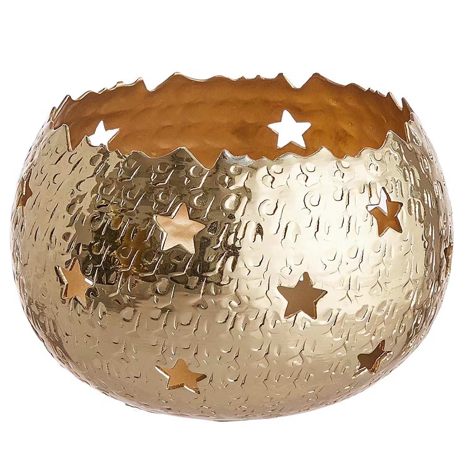 STARRY SKY Teelichthalter-Set 2-tlg. - Aluminium - Gold