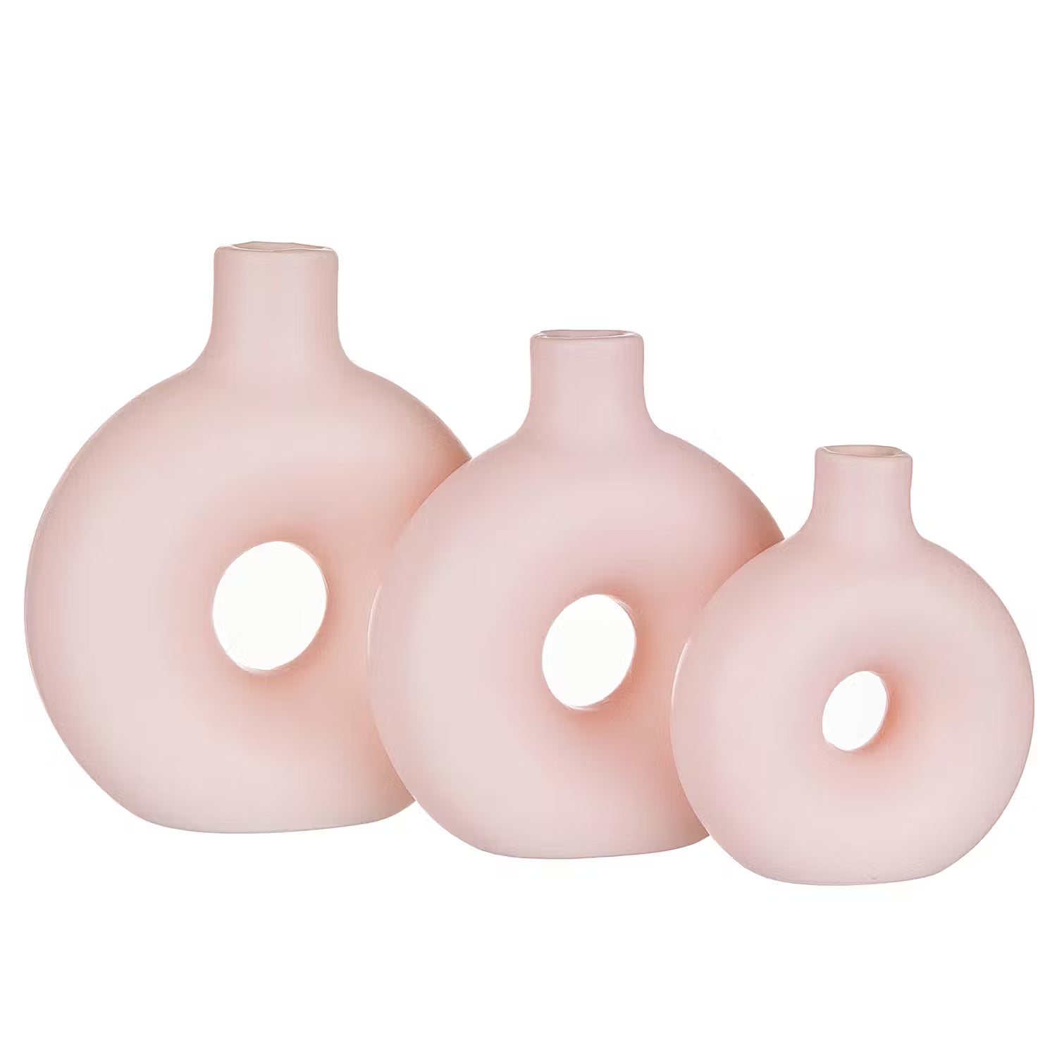 LOOP Vase 3er-Set - Dolomit - Rosé