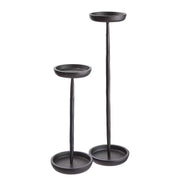 FAROL Kerzenhalter-Set 2-tlg. - Eisen - Schwarz
