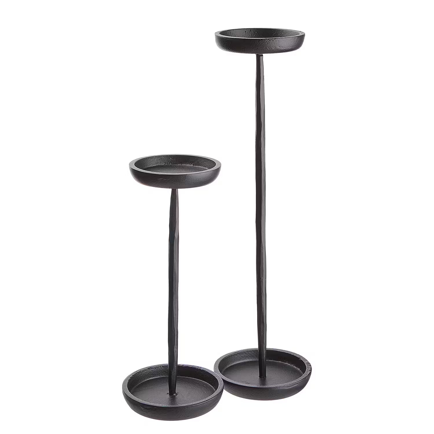 FAROL Kerzenhalter-Set 2-tlg. - Eisen - Schwarz