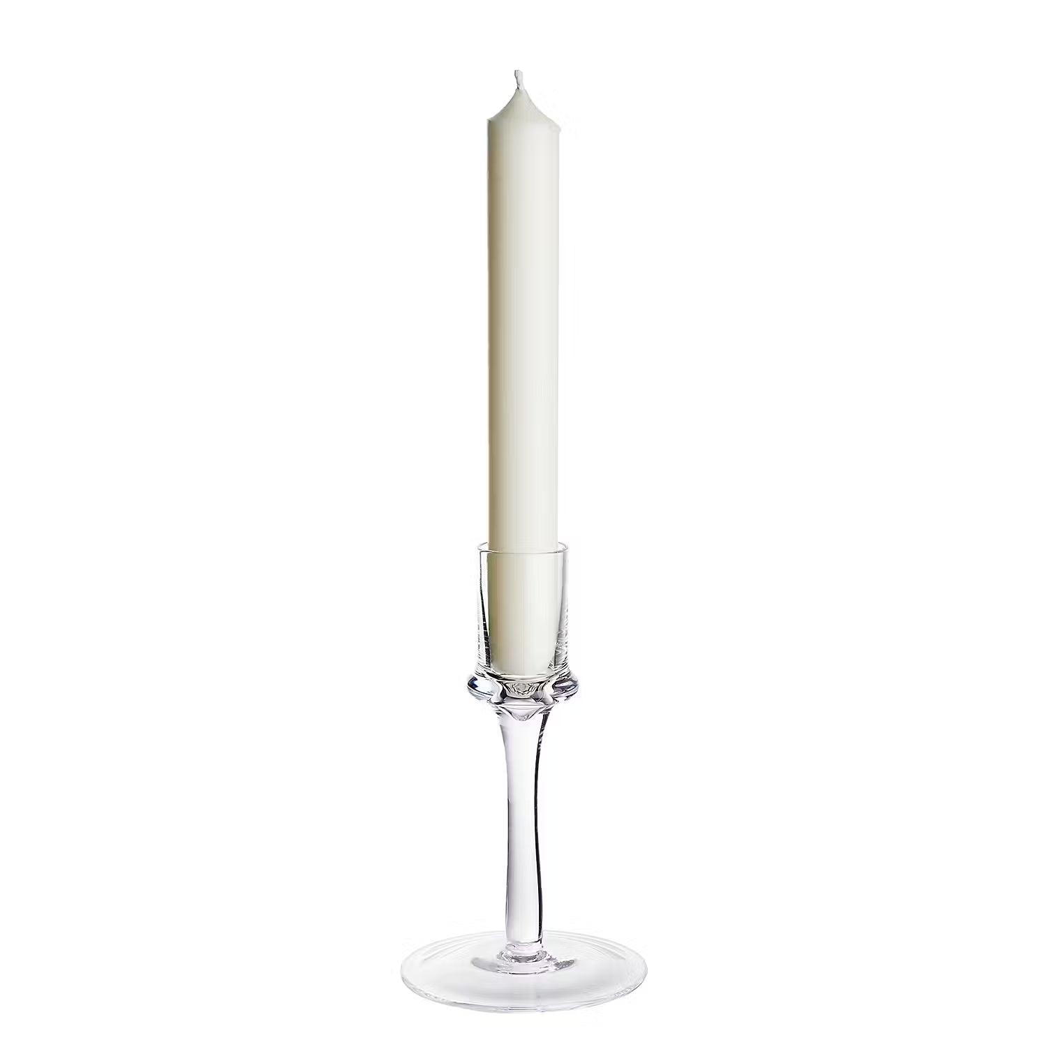 INVISIBLE Kerzenhalter-Set 2-tlg. - Glas - Transparent