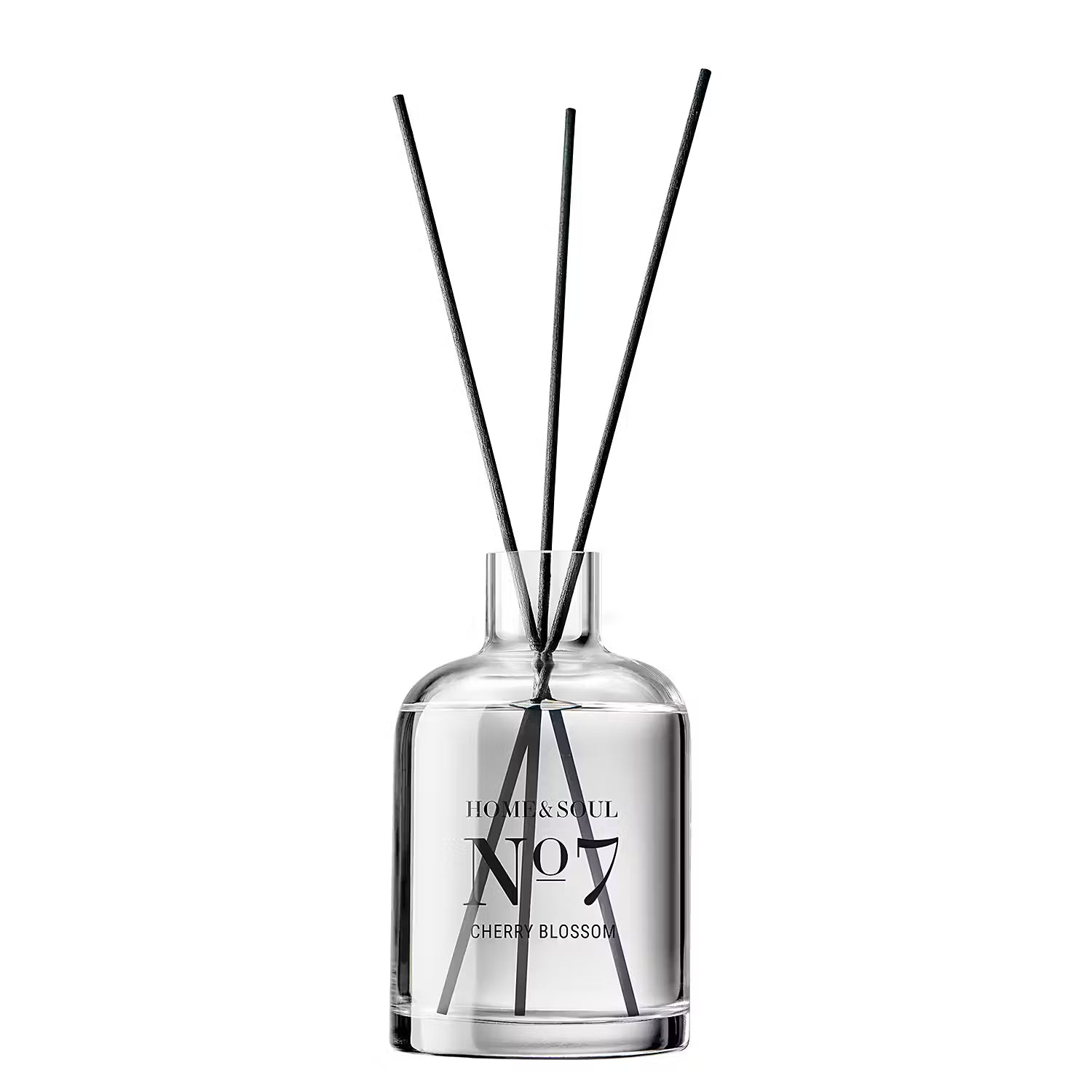 HOME & SOUL Raumduft Cherry Blossom - Glas / Rattan - Füllmenge: 110 ml