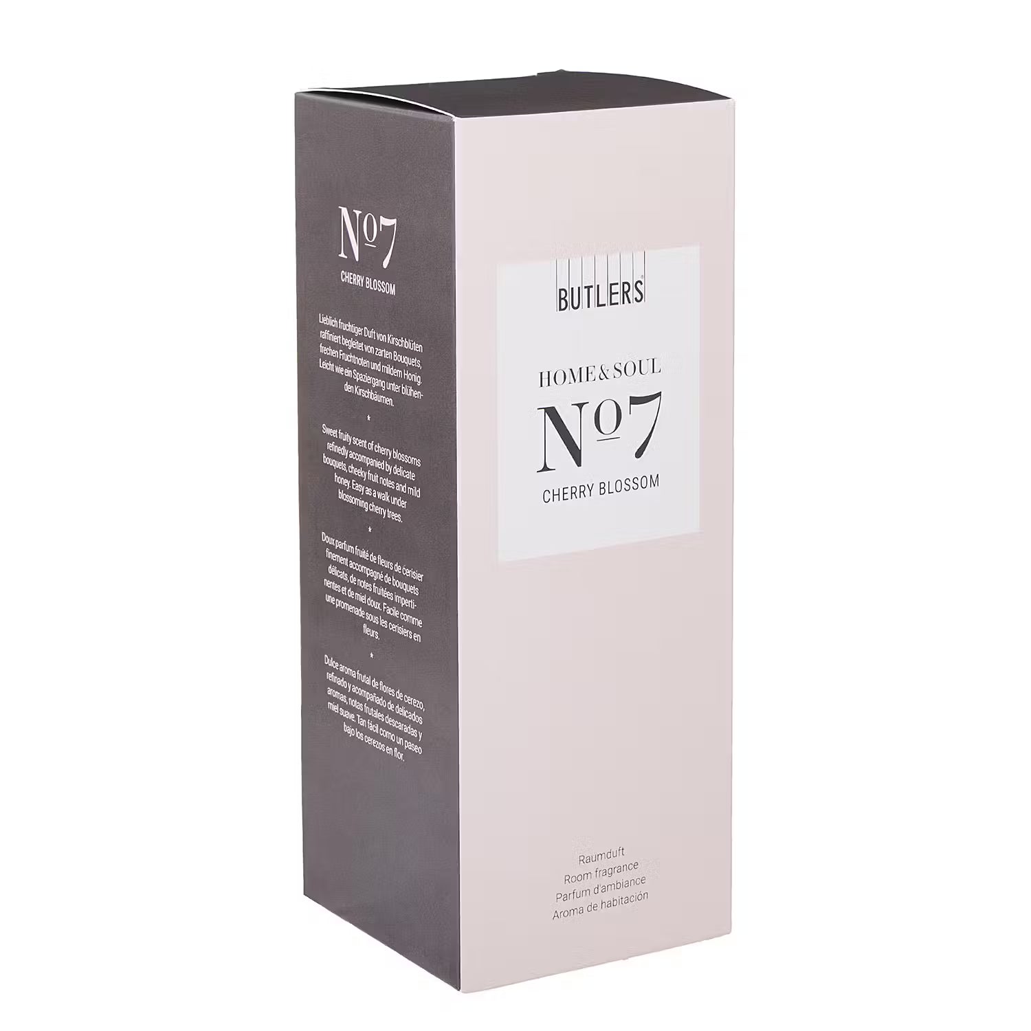 HOME & SOUL Raumduft Cherry Blossom - Glas / Rattan - Füllmenge: 110 ml