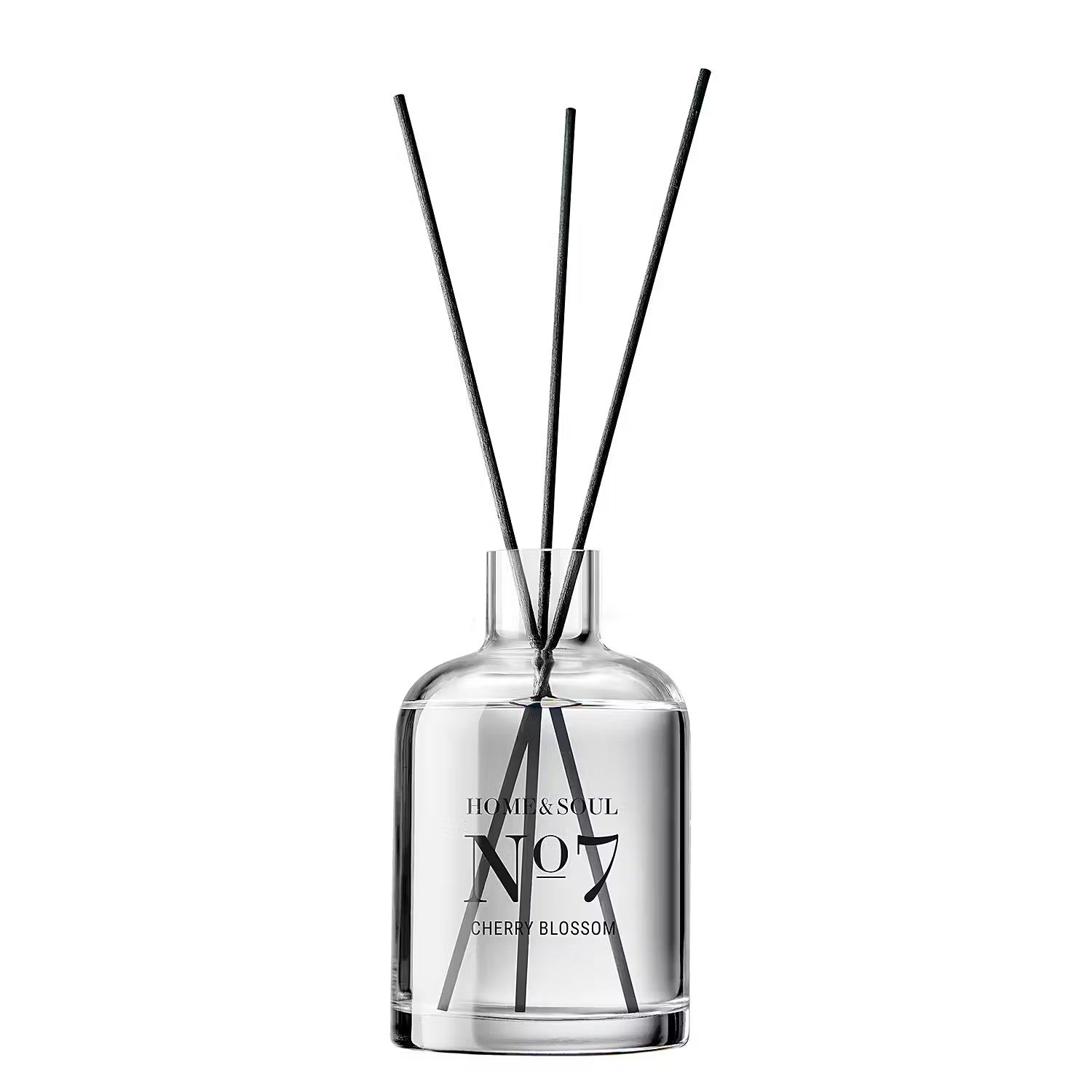 HOME & SOUL Raumduft Cherry Blossom - Glas / Rattan - Füllmenge: 250 ml