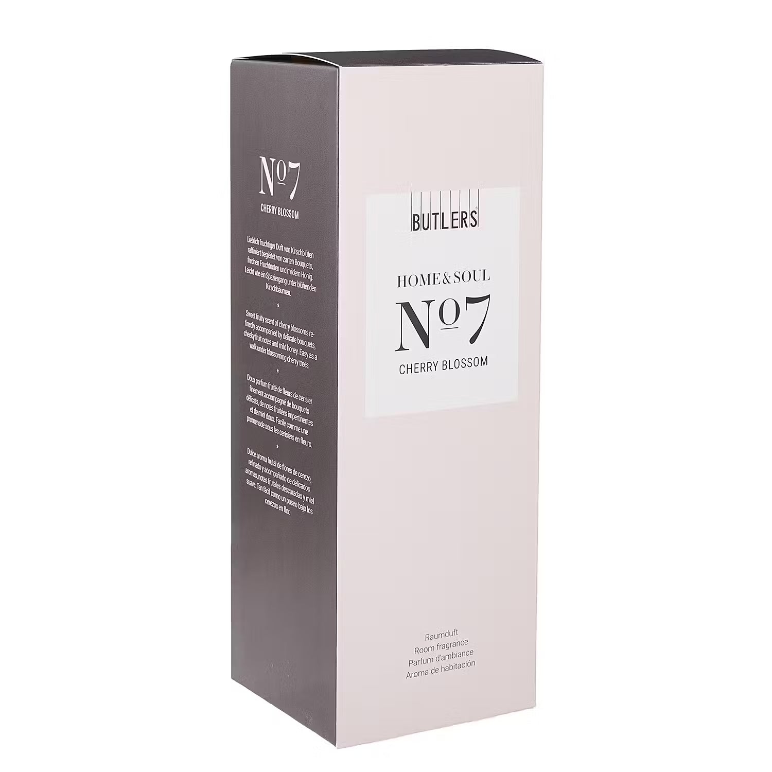 HOME & SOUL Raumduft Cherry Blossom - Glas / Rattan - Füllmenge: 250 ml