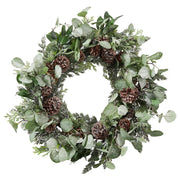 FLORISTA Kranz Eukalyptus - Polyester PVC - Grün